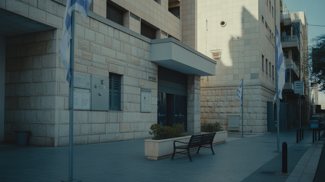 כניסה לבניין עירוני — מנהלת התחדשות עירונית